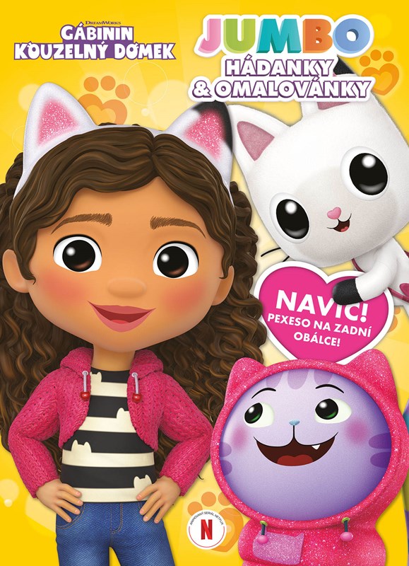 Gábinin kouzelný domek JUMBO hádanky a omalovánky