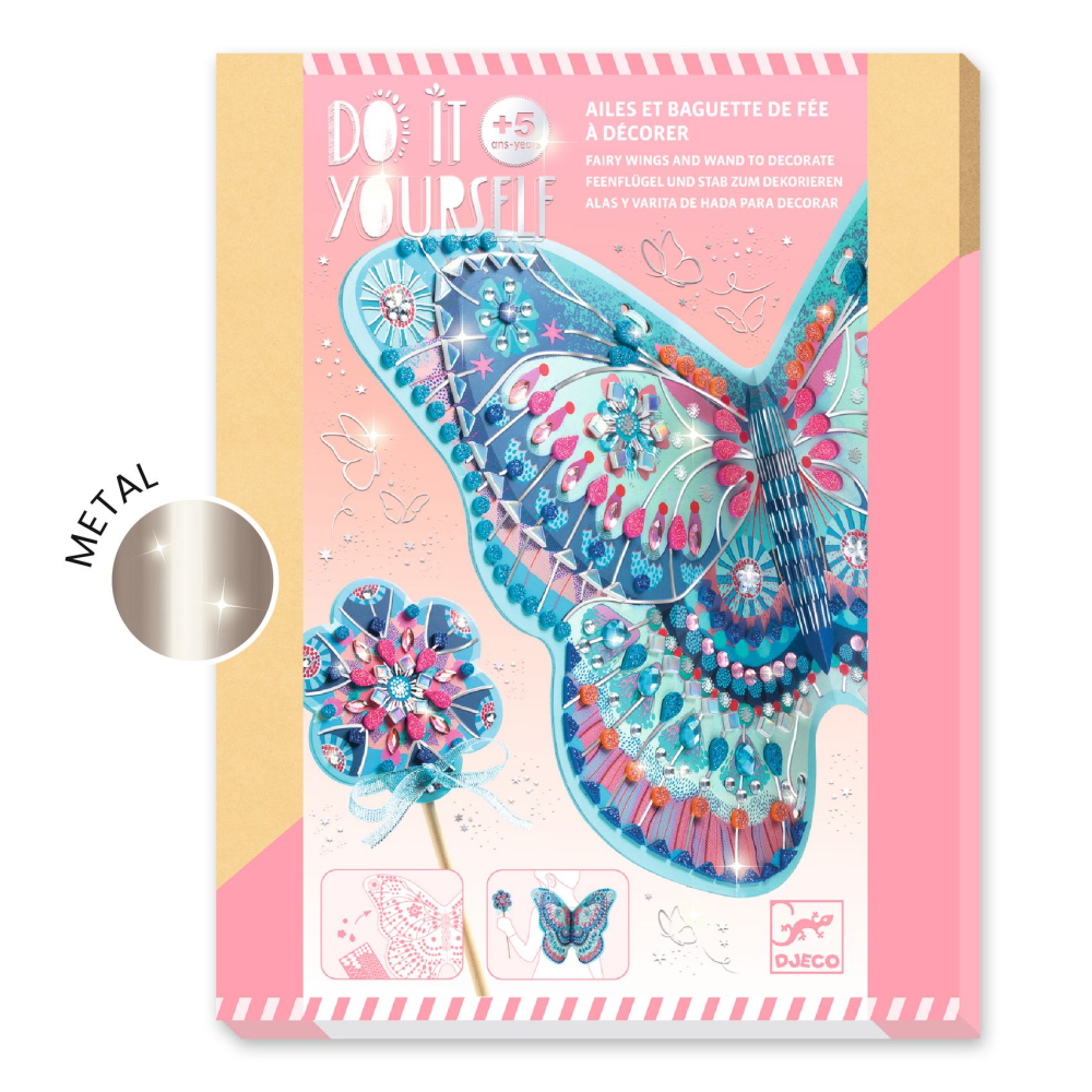 DIY Vyrob si sám vílie krídla a prútik na ozdobenie