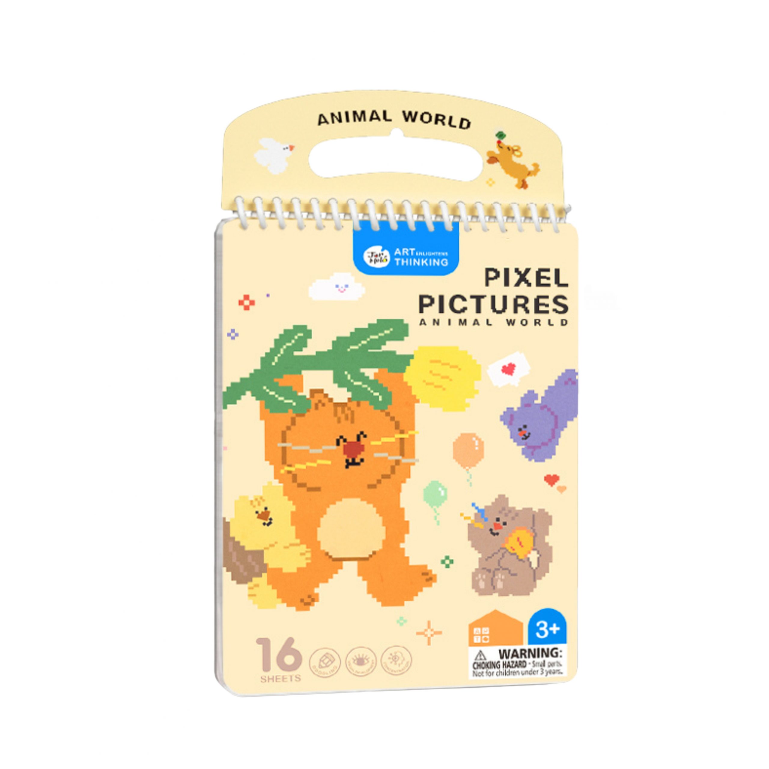 Pixel Art Omaľovánky Zvieratká