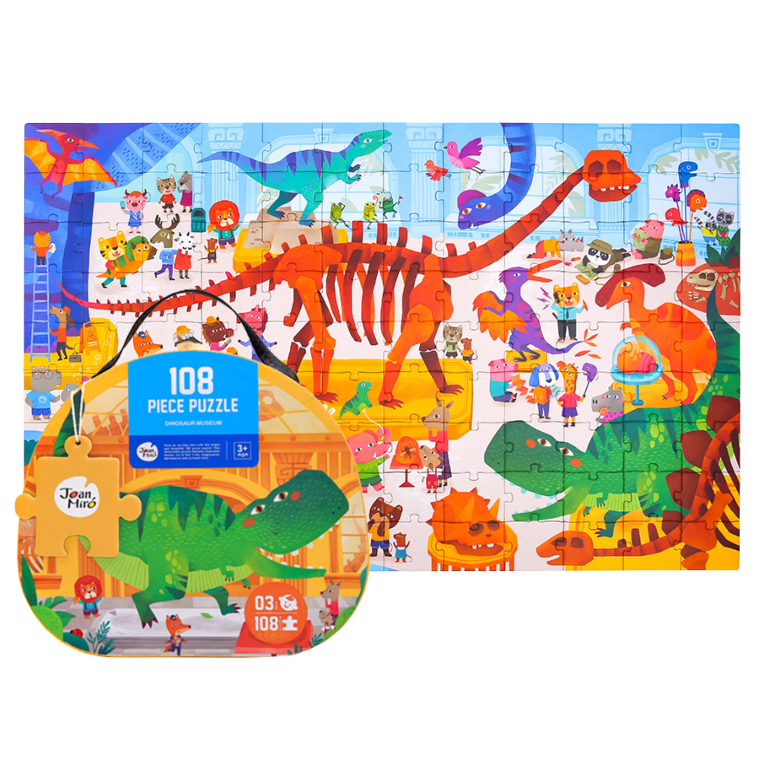 Puzzle Múzeum dinosaurov 108 ks