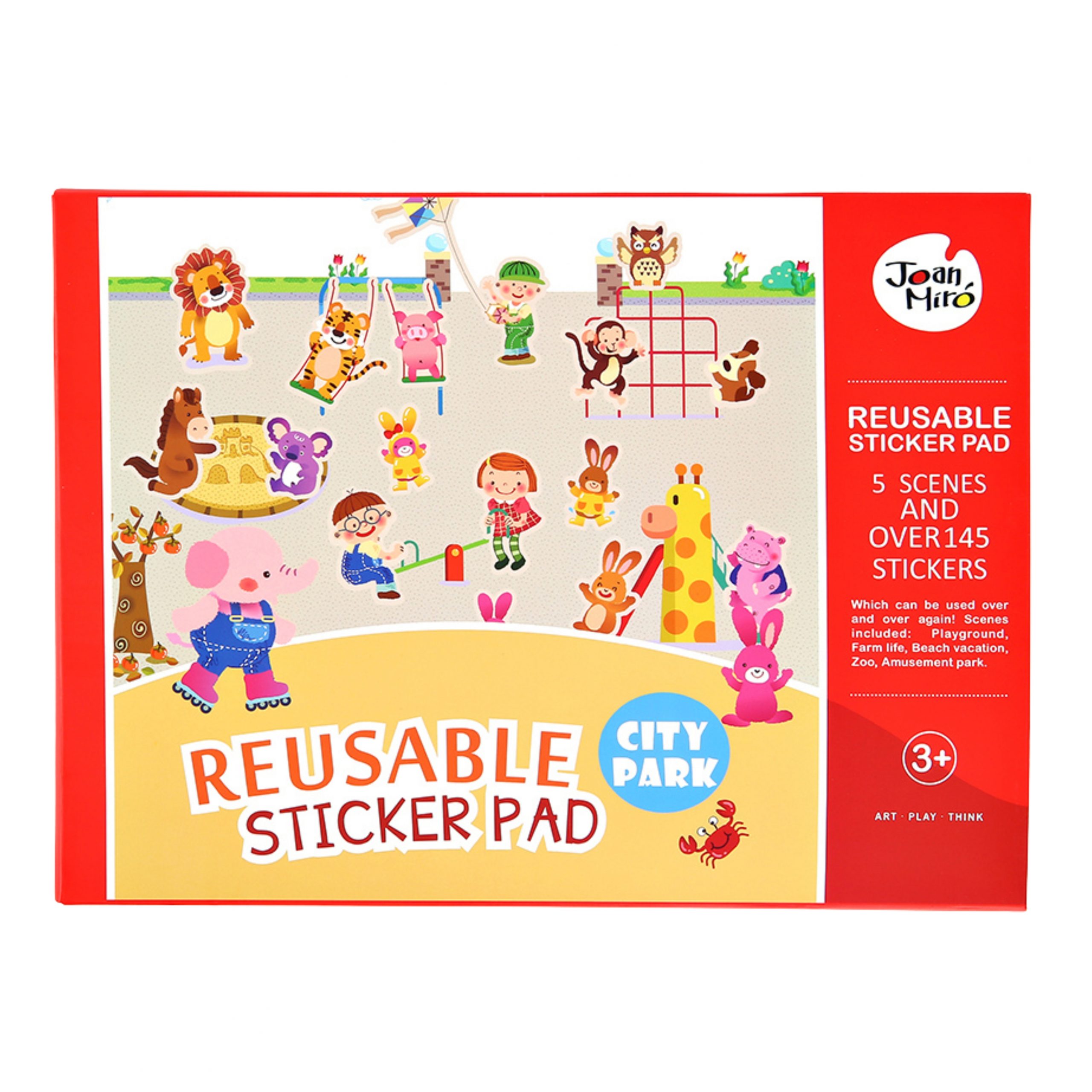 Znovupoužiteľné nálepky City Park