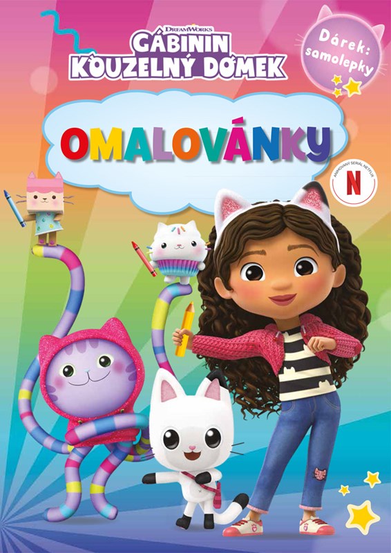 Gábinin kouzelný domek Omalovánky se samolepkami