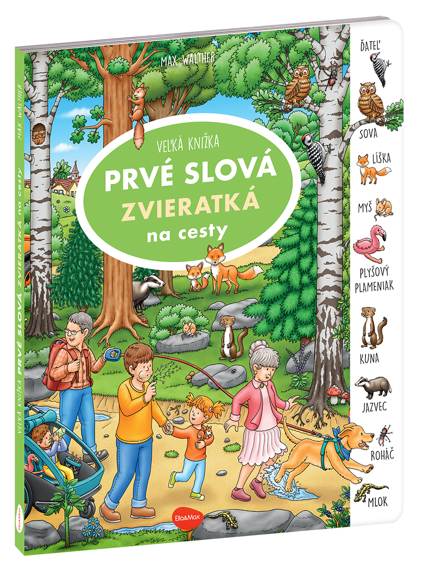 Veľká knižka PRVÉ SLOVÁ ZVIERATKÁ na cesty