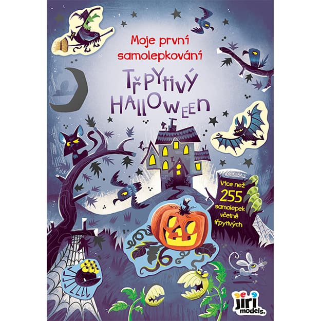 Třpytivý Halloween Moje první samolepkování