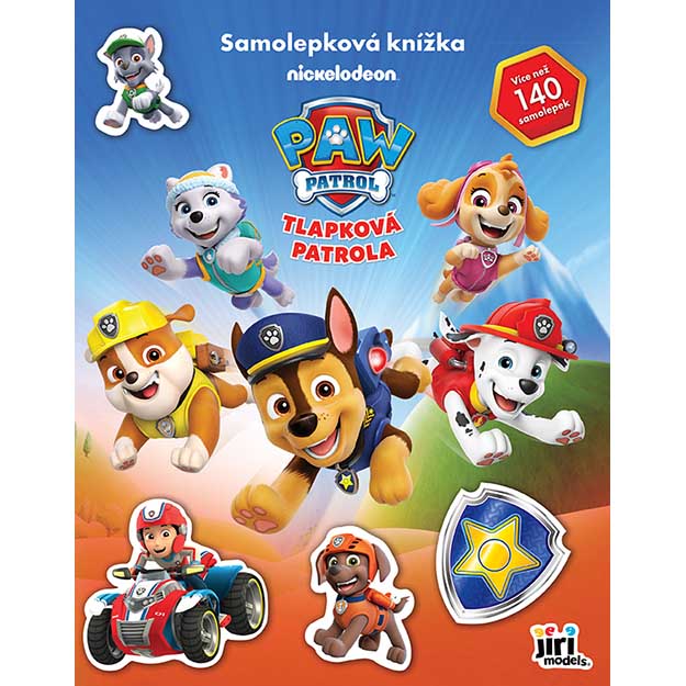Tlapková patrola Samolepková knížka