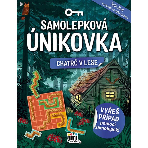 Samolepková únikovka - Chatrč v lese