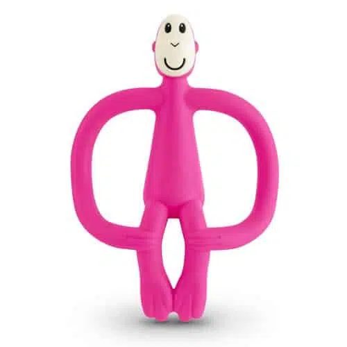 HRYZÁTKO A ZUBNÁ KEFKA MATCHSTICK MONKEY RUŽOVÁ