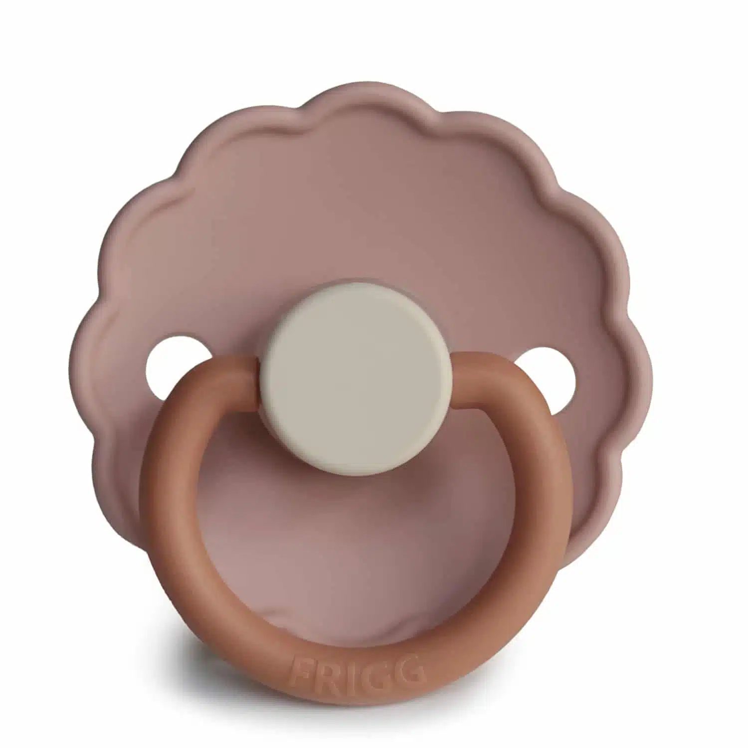 CUMLÍK FRIGG DAISY COLORBLOCK BISCUIT, 0-6M, SILIKÓN – Obrázok 2