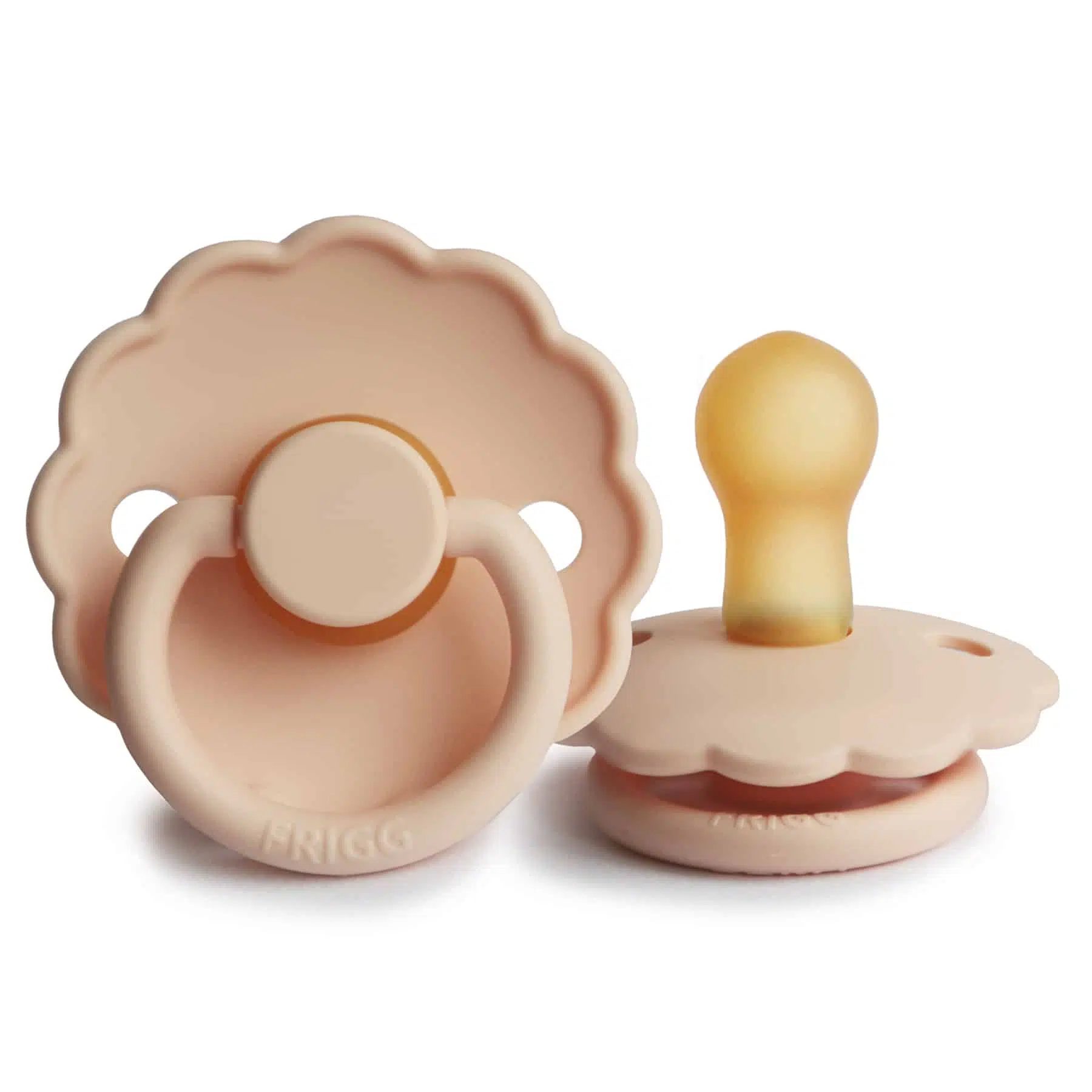 CUMLÍK FRIGG DAISY PINK CREAM, 0-6M, KAUČUK
