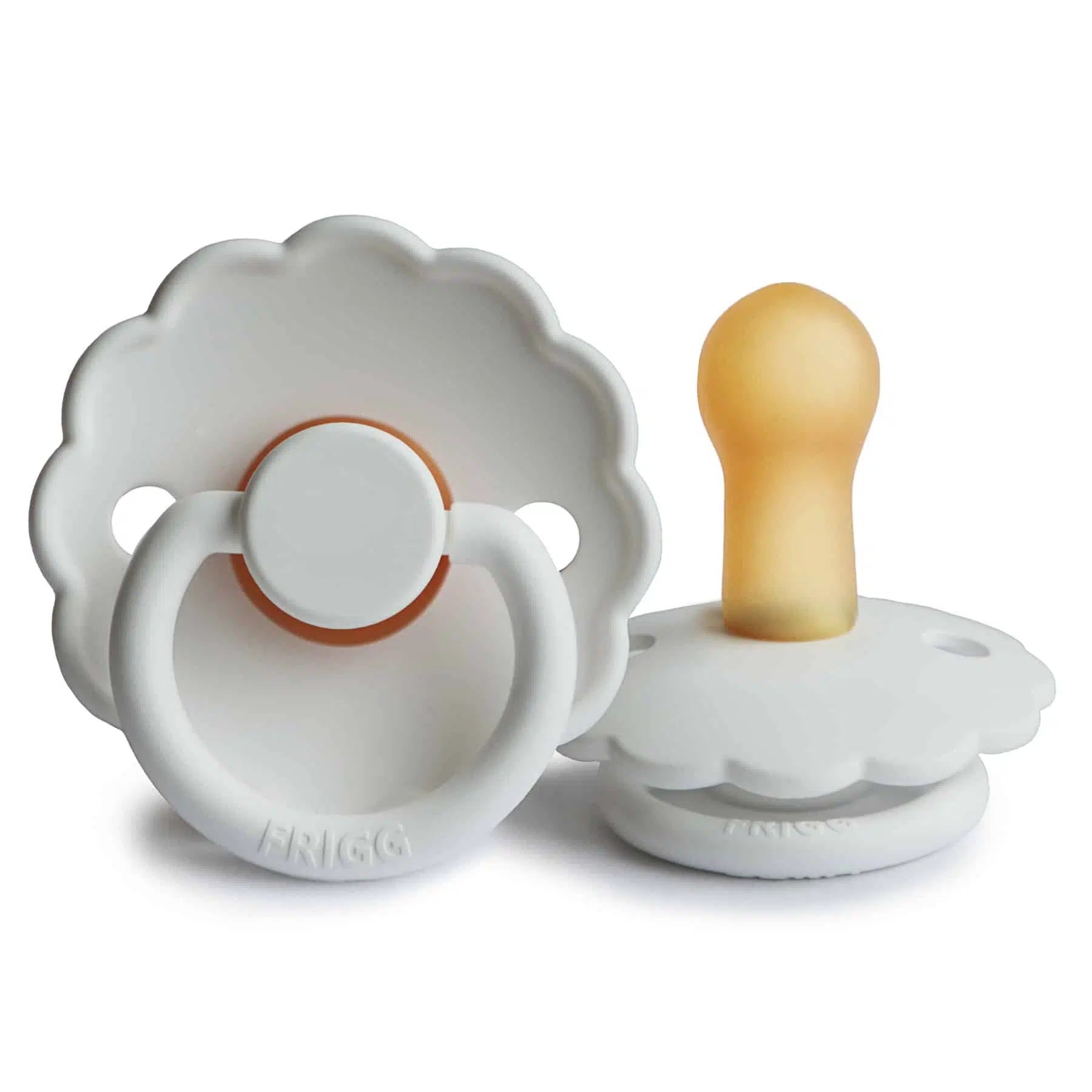 CUMLÍK FRIGG DAISY BRIGHT WHITE, +6M, KAUČUK