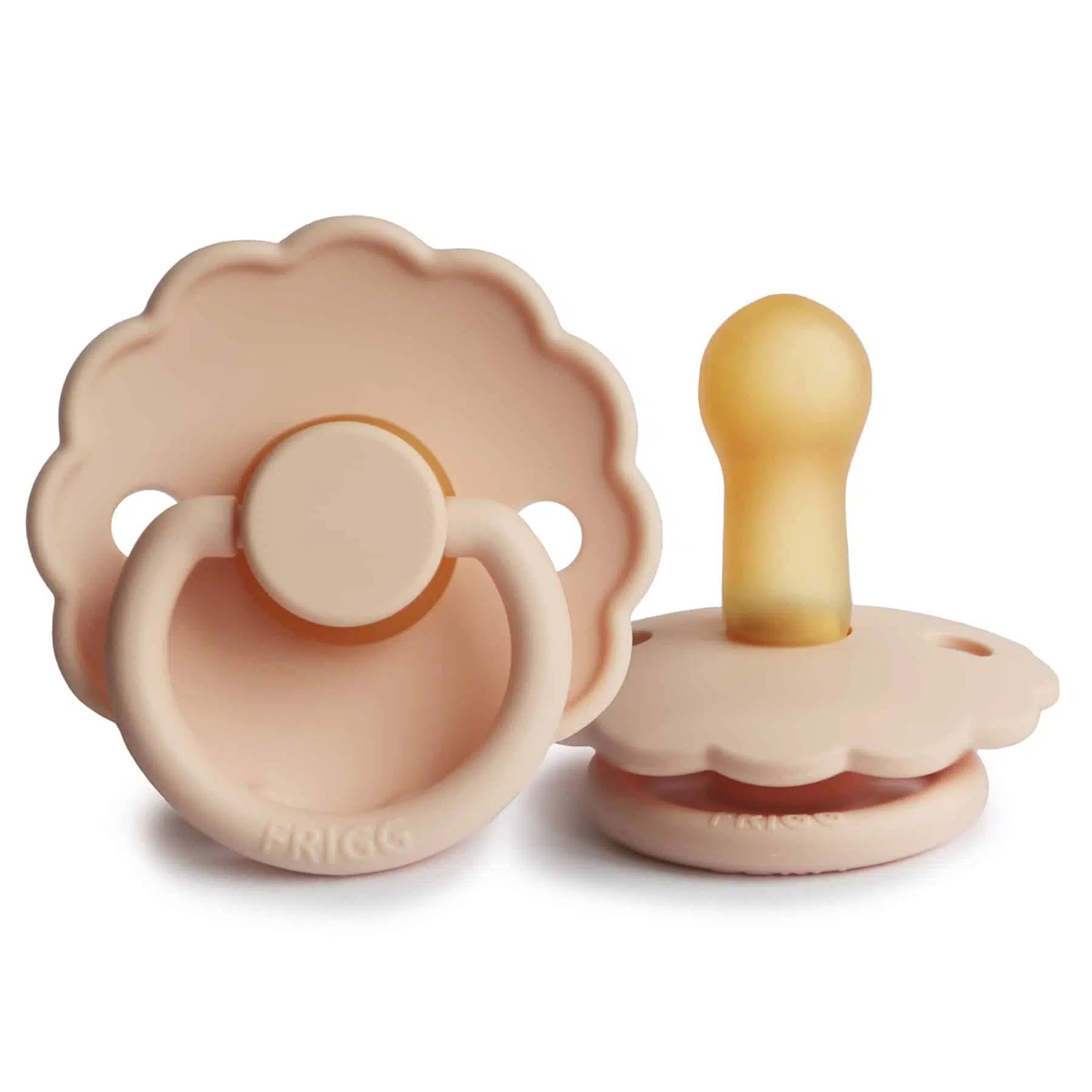 CUMLÍK FRIGG DAISY PINK CREAM, +6M, KAUČUK