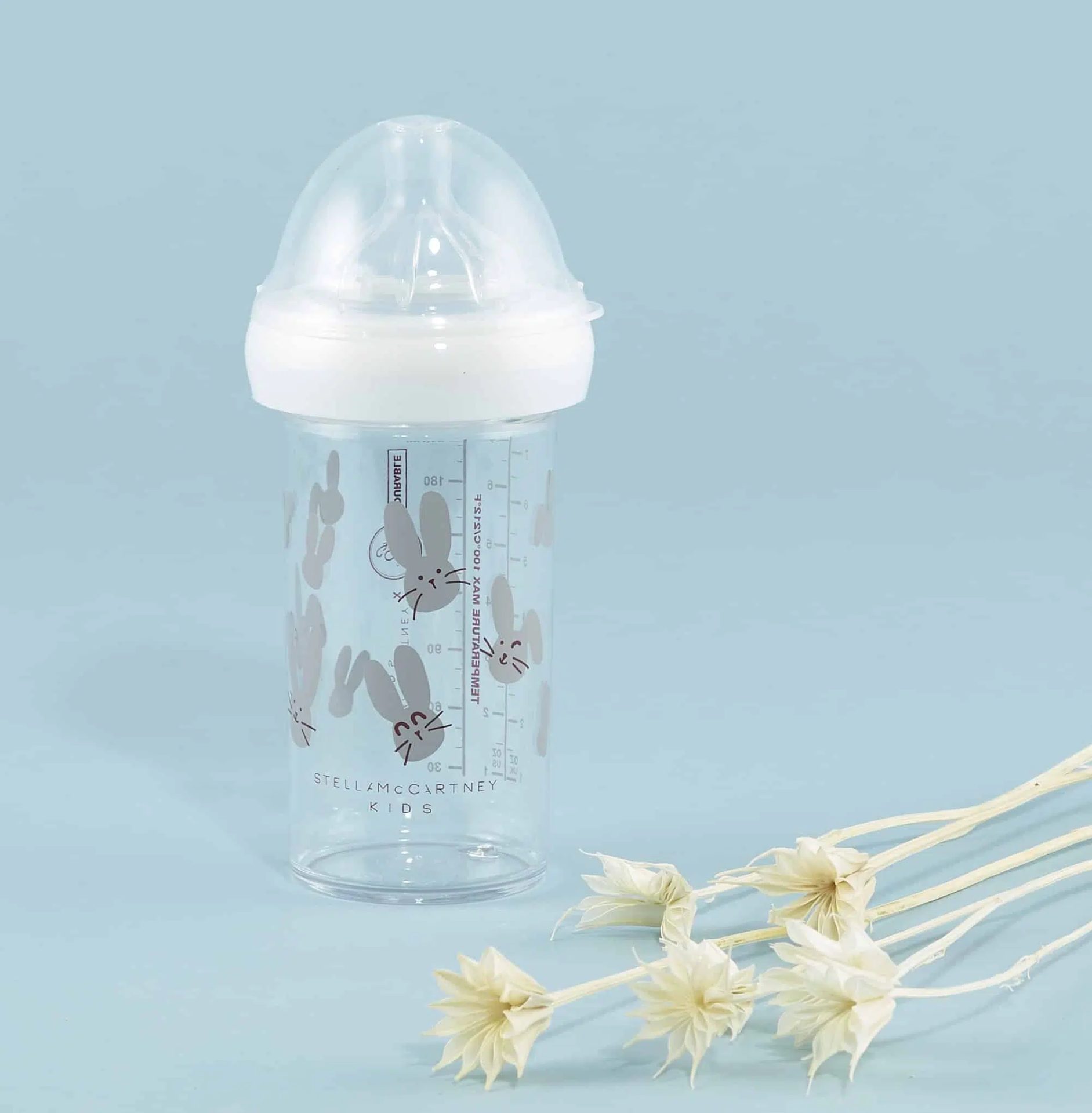 DOJČENSKÁ FĽAŠA LE BIBERON FRANCAIS STELLA MCCARTNEY KIDS RABBIT GREY, 210 ML, 6+m – Obrázok 3