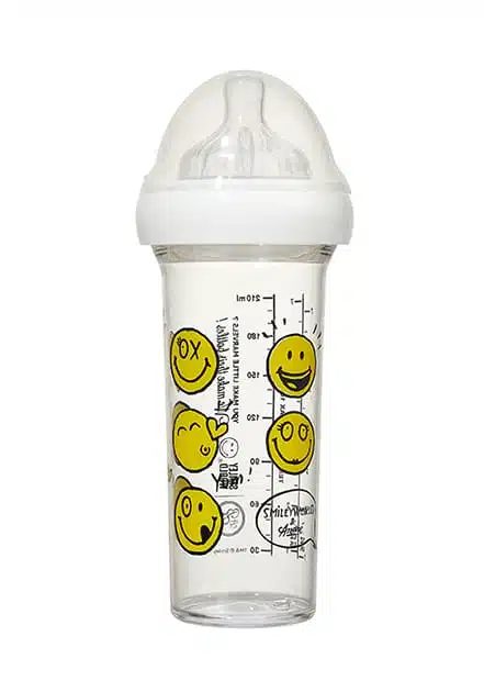 DOJČENSKÁ FĽAŠA LE BIBERON FRANCAIS SMILEY, 210 ML, 0+M – Obrázok 2