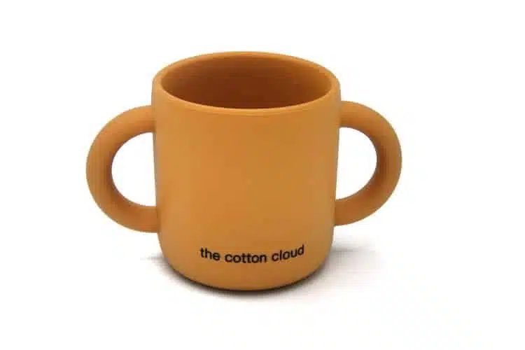 SILIKONOVÝ HRNČEK COTTON CLOUD HONEY