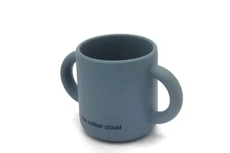 SILIKONOVÝ HRNČEK COTTON CLOUD SMOKEY BLUE