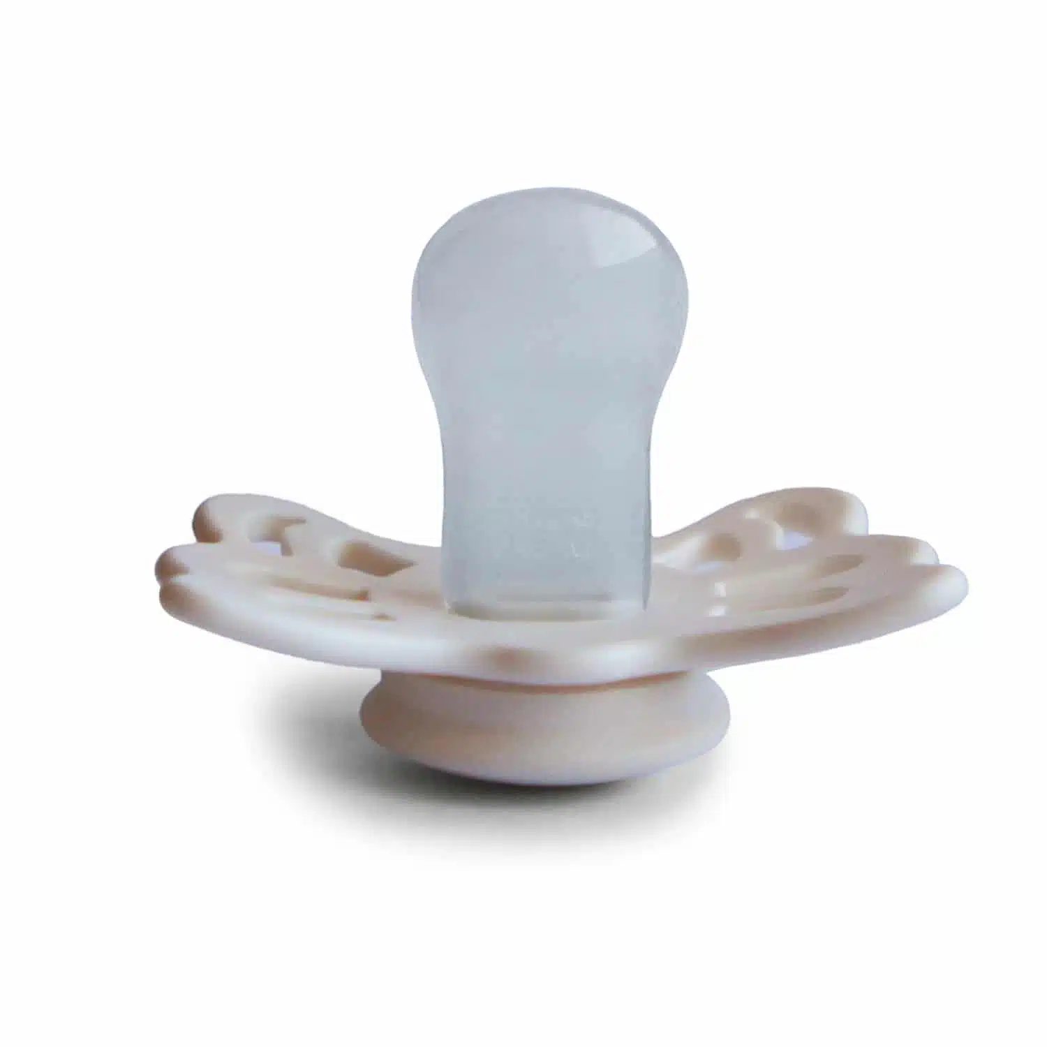ANATOMICKÝ CUMLÍK FRIGG BUTTERFLY CREAM, 0-6M, SILIKÓN – Obrázok 2