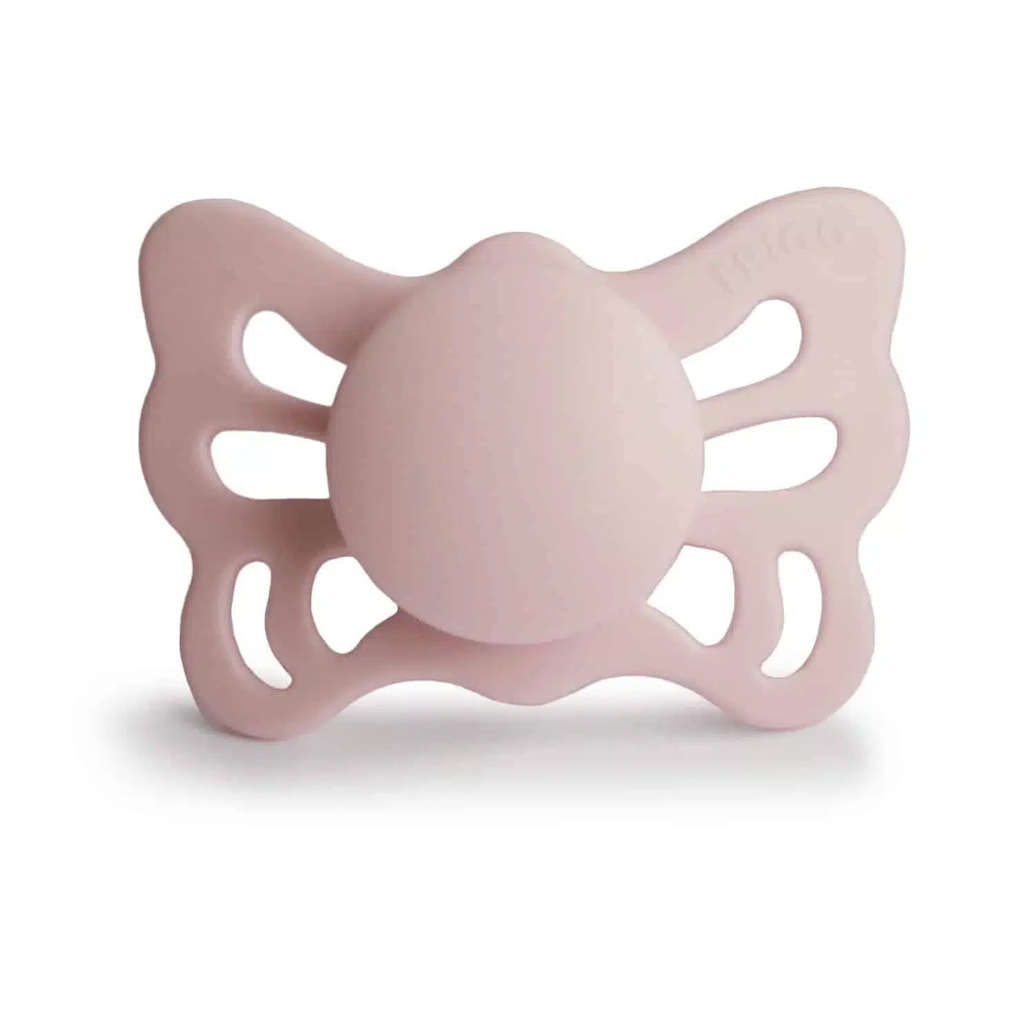 ANATOMICKÝ CUMLÍK FRIGG BUTTERFLY BLUSH, 0-6M, SILIKÓN