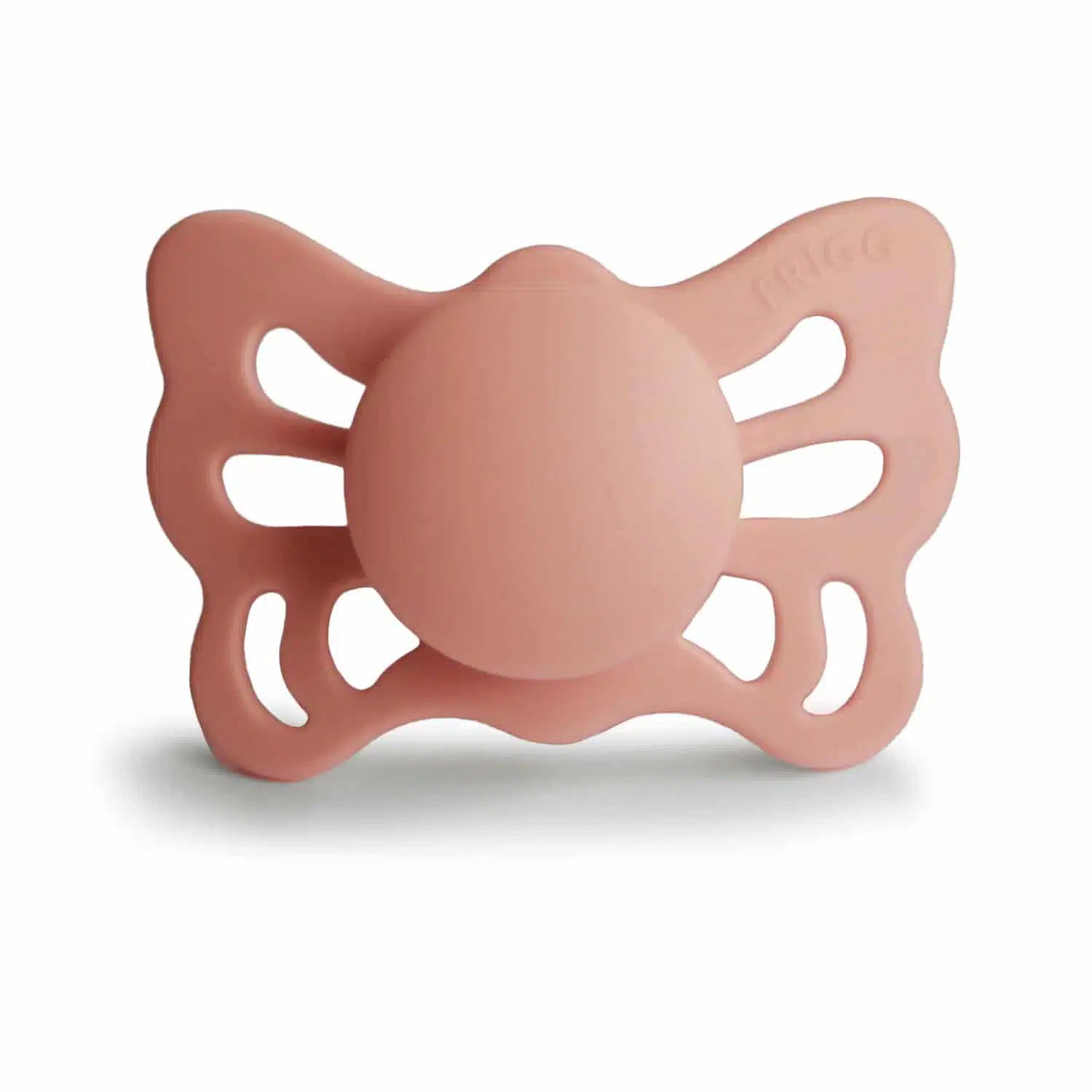ANATOMICKÝ CUMLÍK FRIGG BUTTERFLY PRETTY IN PEACH, 0-6M, SILIKÓN