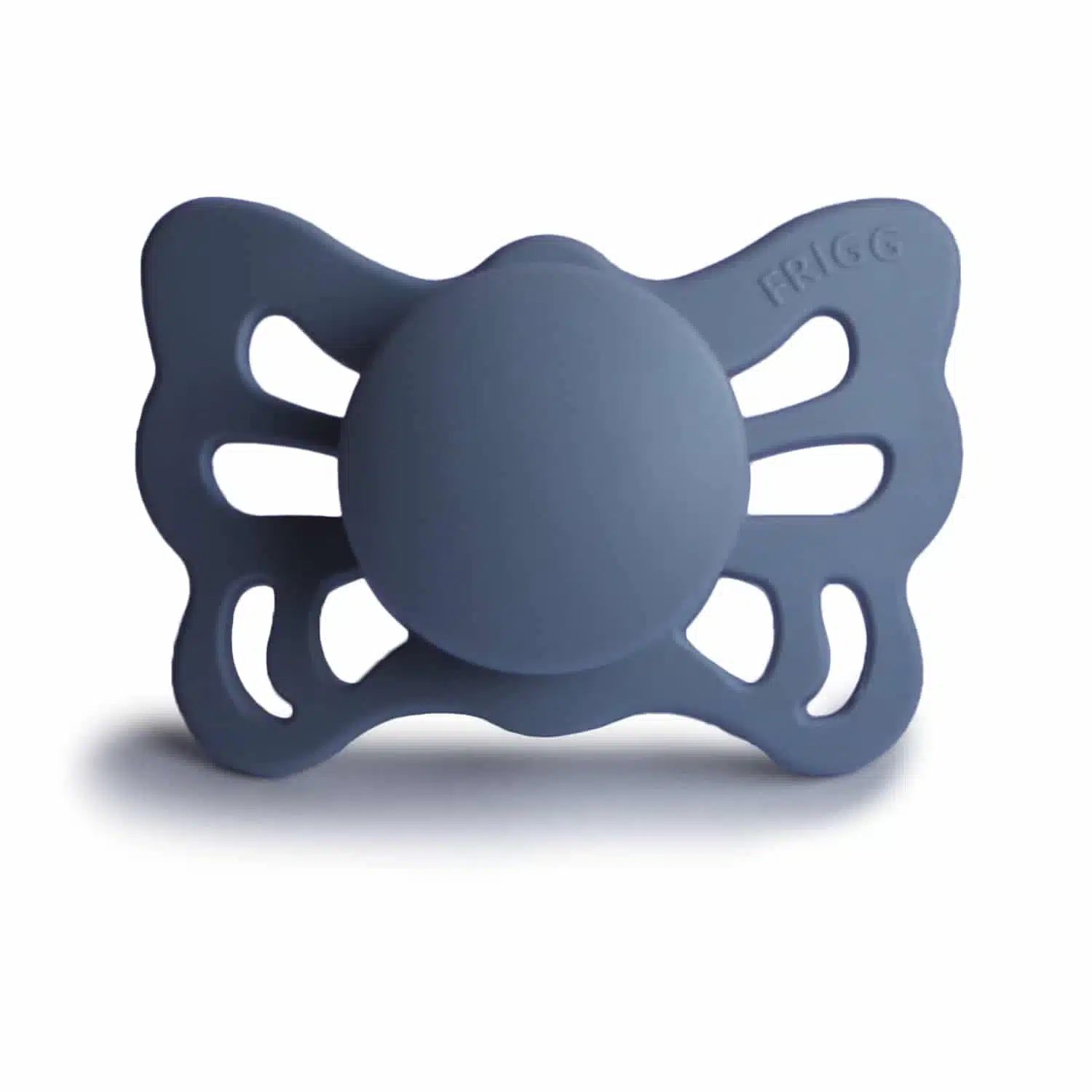 ANATOMICKÝ CUMLÍK FRIGG BUTTERFLY SLATE, 0-6M, SILIKÓN