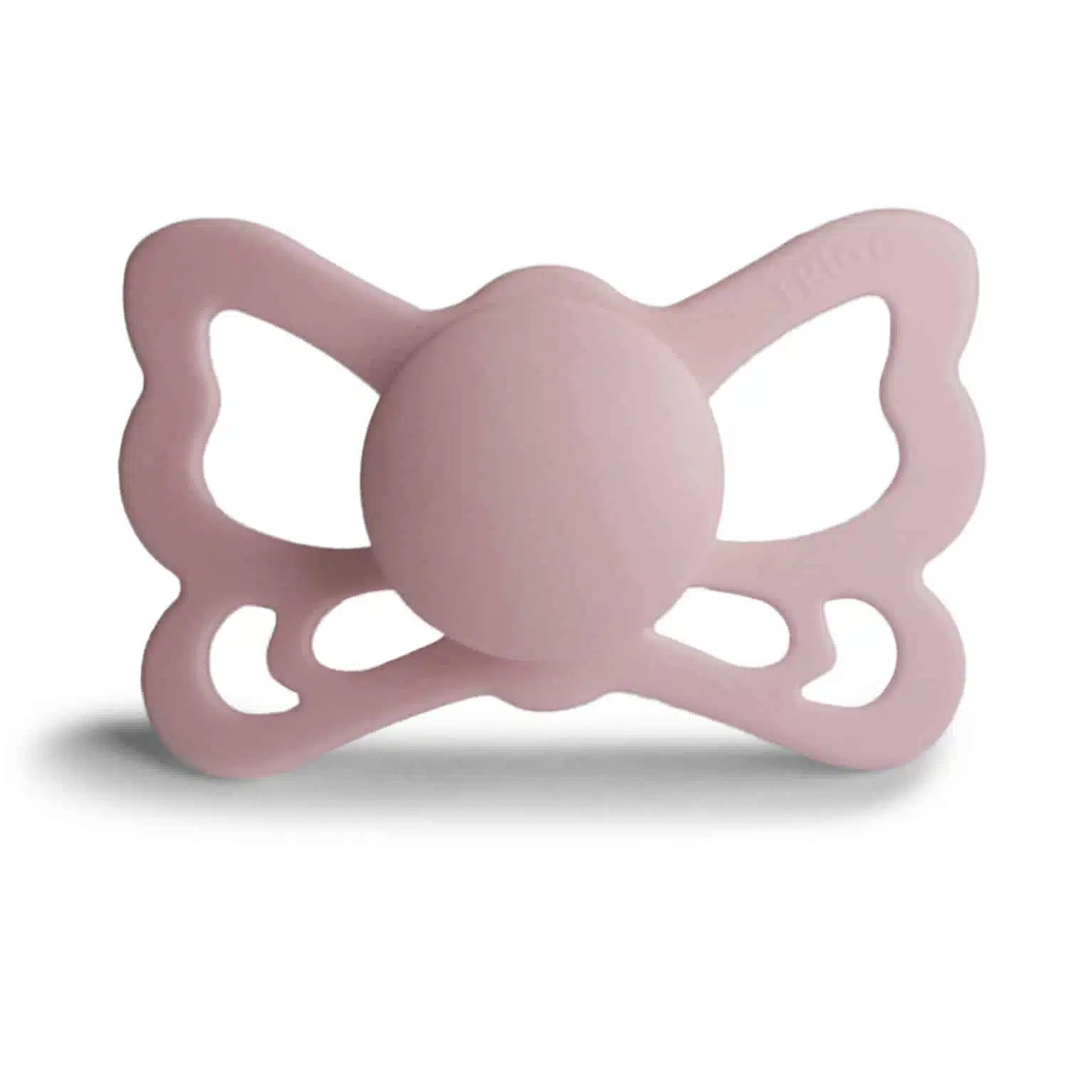 ANATOMICKÝ CUMLÍK FRIGG BUTTERFLY BLUSH, 6-18M, SILIKÓN