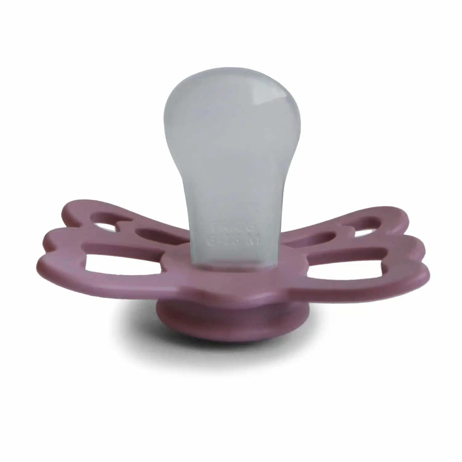 ANATOMICKÝ CUMLÍK FRIGG BUTTERFLY TWILIGHT MAUVE, 6-18M, SILIKÓN – Obrázok 3