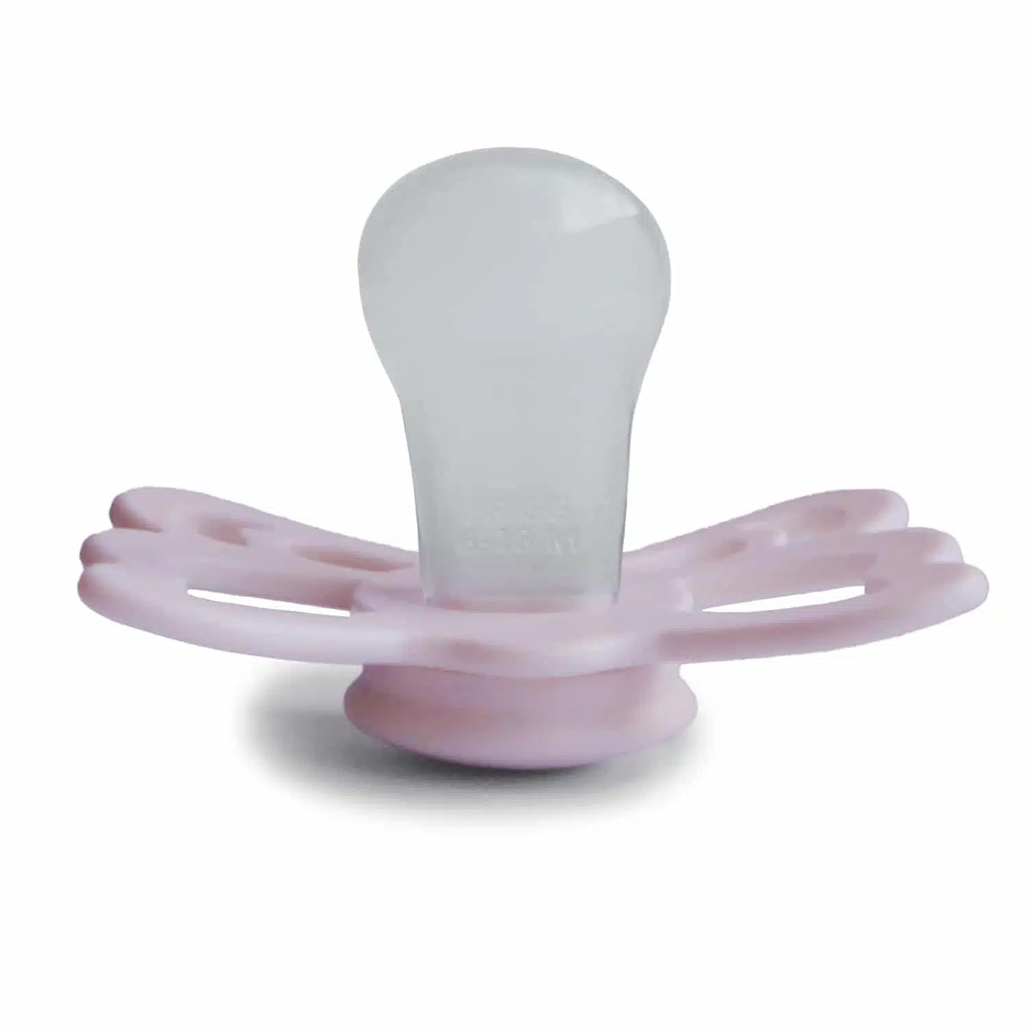 ANATOMICKÝ CUMLÍK FRIGG BUTTERFLY WHITE LILAC, 6-18M, SILIKÓN – Obrázok 3