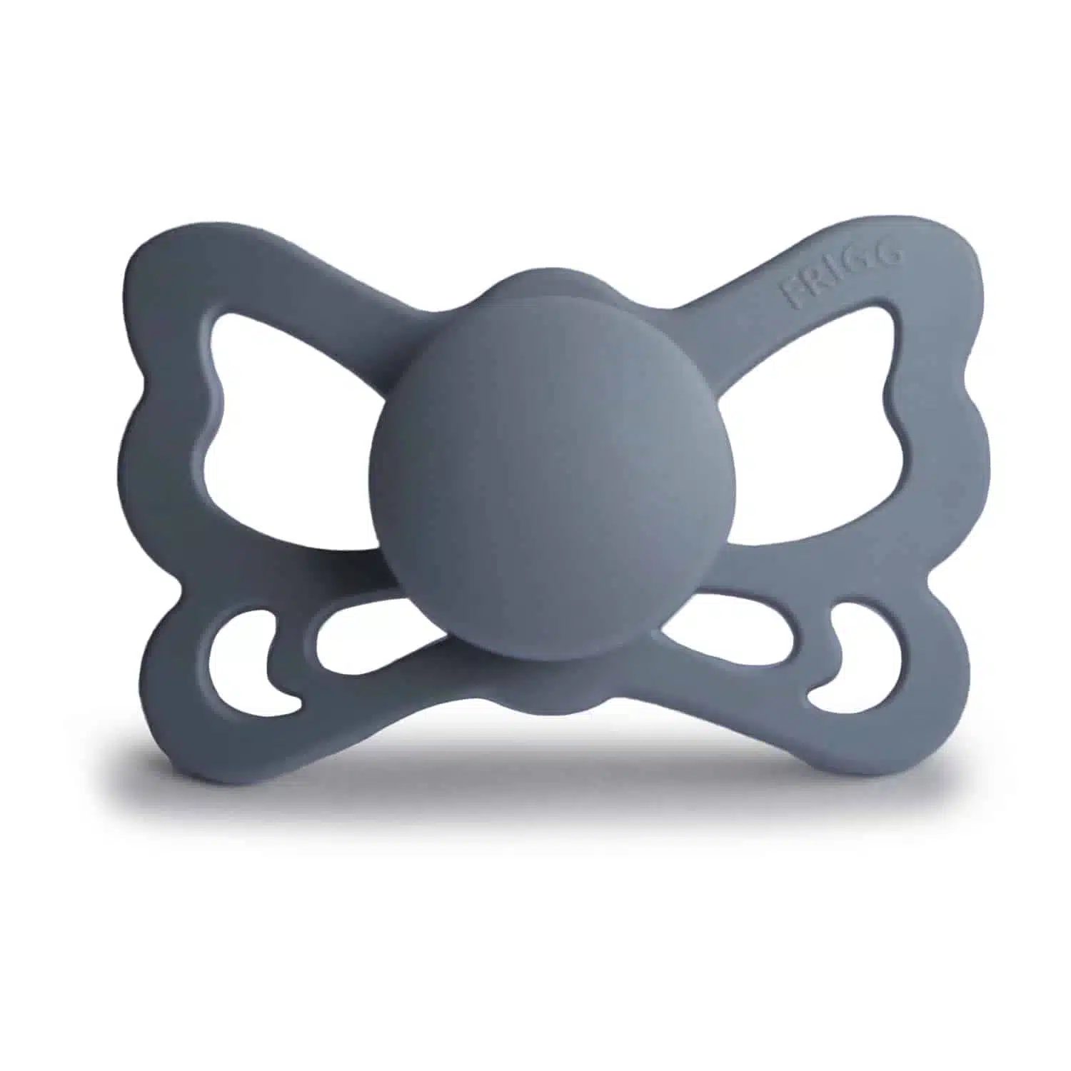 ANATOMICKÝ CUMLÍK FRIGG BUTTERFLY GREAT GRAY, 6-18M, SILIKÓN