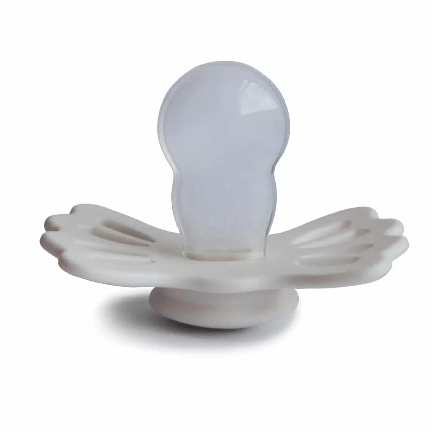 SYMETRICKÝ CUMLÍK FRIGG LUCKY CREAM, 6-18M, SILIKÓN – Obrázok 3