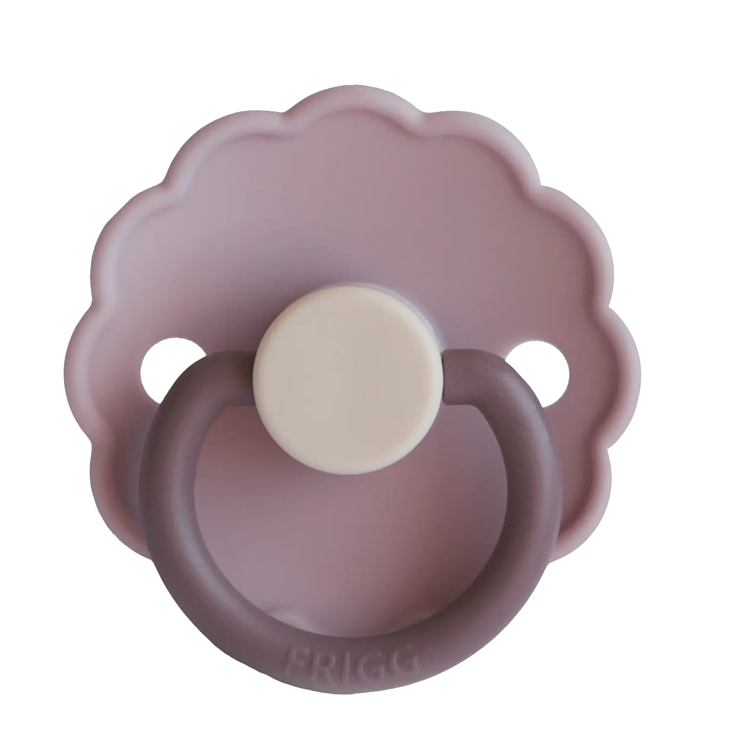 OKRÚHLY CUMLÍK FRIGG DAISY LAVENDER HAZE, 0-6M, SILIKÓN – Obrázok 2