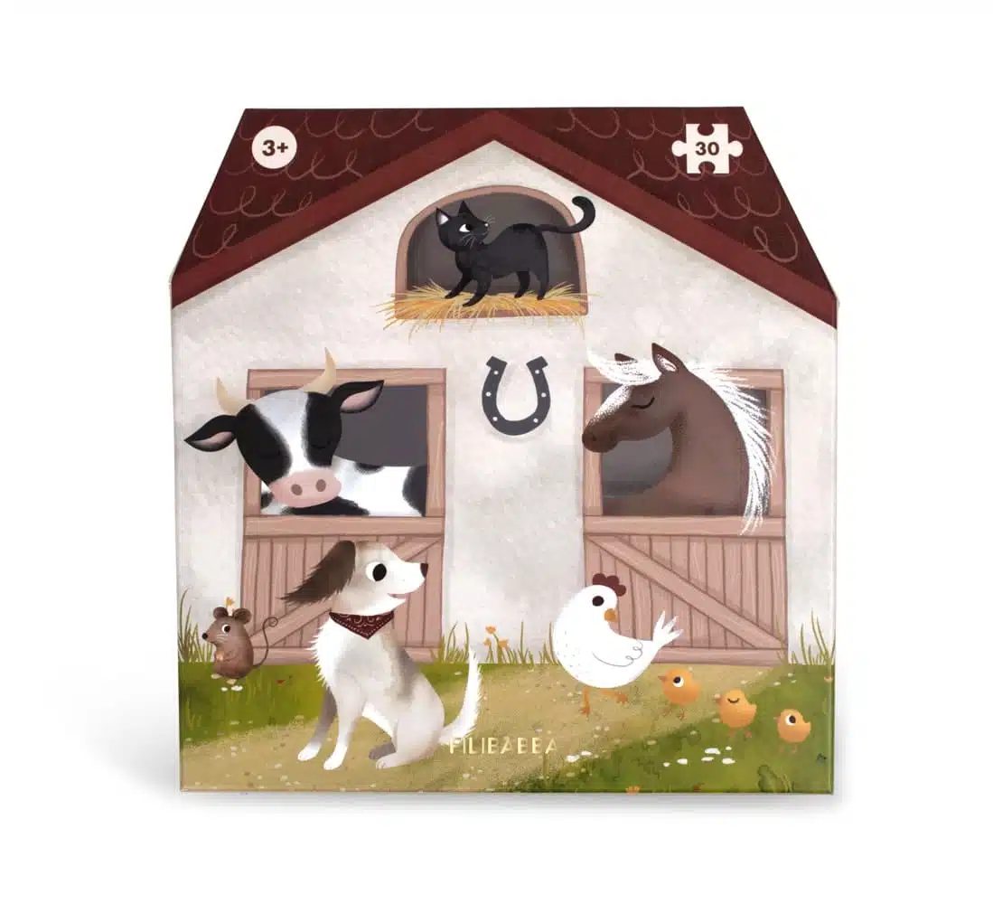 VEĽKÉ 30-DIELNE PUZZLE FILIBABBA MAGIC FARM
