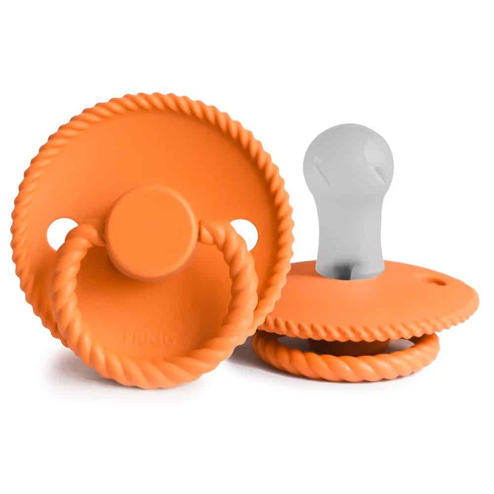 OKRÚHLY CUMLÍK FRIGG ROPE MAPLE, 0-6M, SILIKÓN