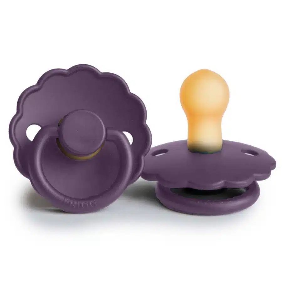 OKRÚHLY CUMLÍK FRIGG DAISY VIOLET DREAM, 0-6M, KAUČUK