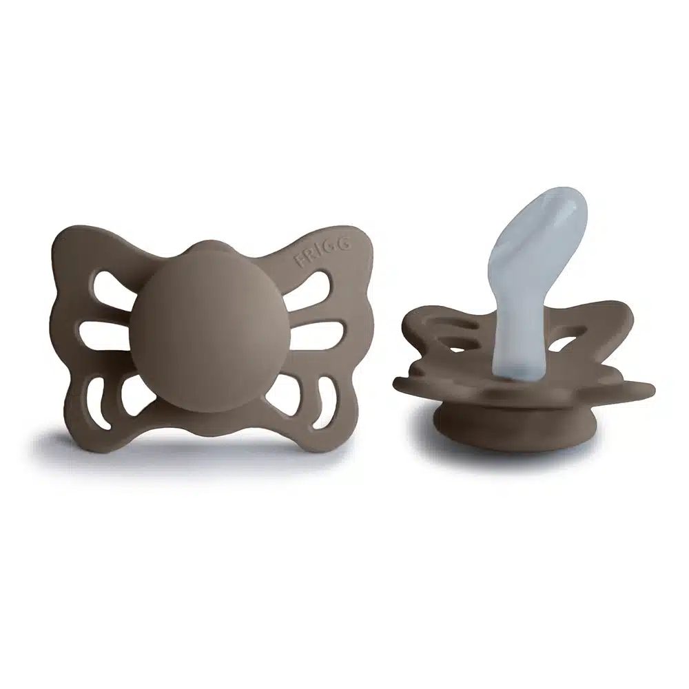 ANATOMICKÝ CUMLÍK FRIGG BUTTERFLY PORTOBELLO, 0-6M, SILIKÓN – Obrázok 2