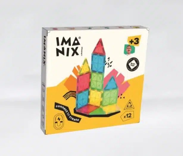 MAGNETICKÁ STAVEBNICA IMANIX CLASSIC - 12 KUSOV