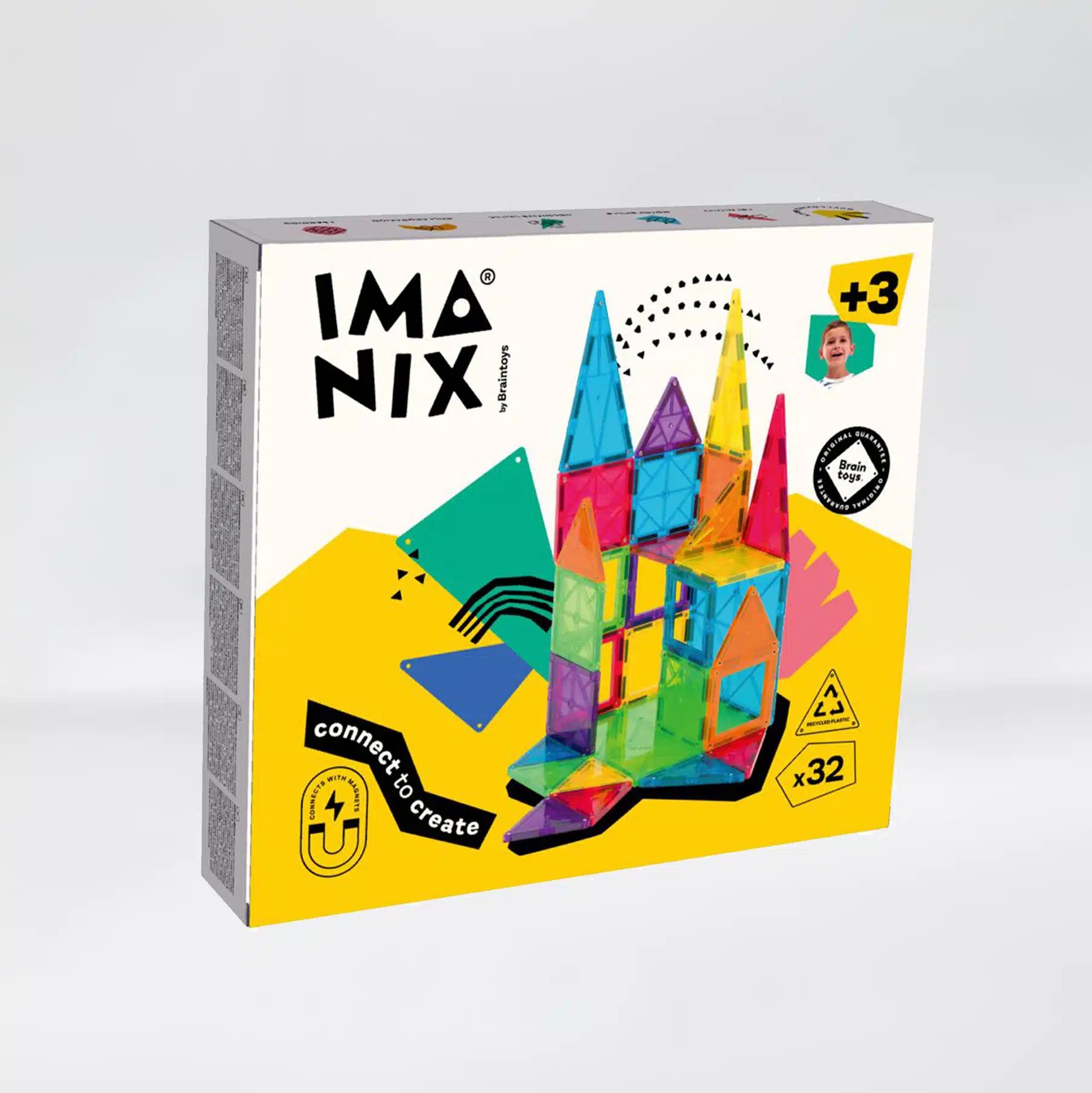 MAGNETICKÁ STAVEBNICA IMANIX CLASSIC - 32 KUSOV