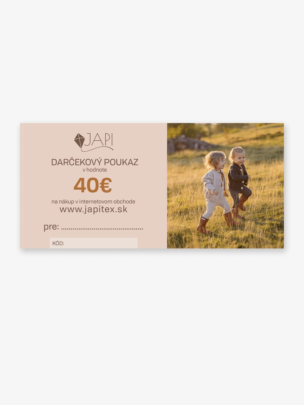 Darčeková poukážka - 050 - Biela – Obrázok 4