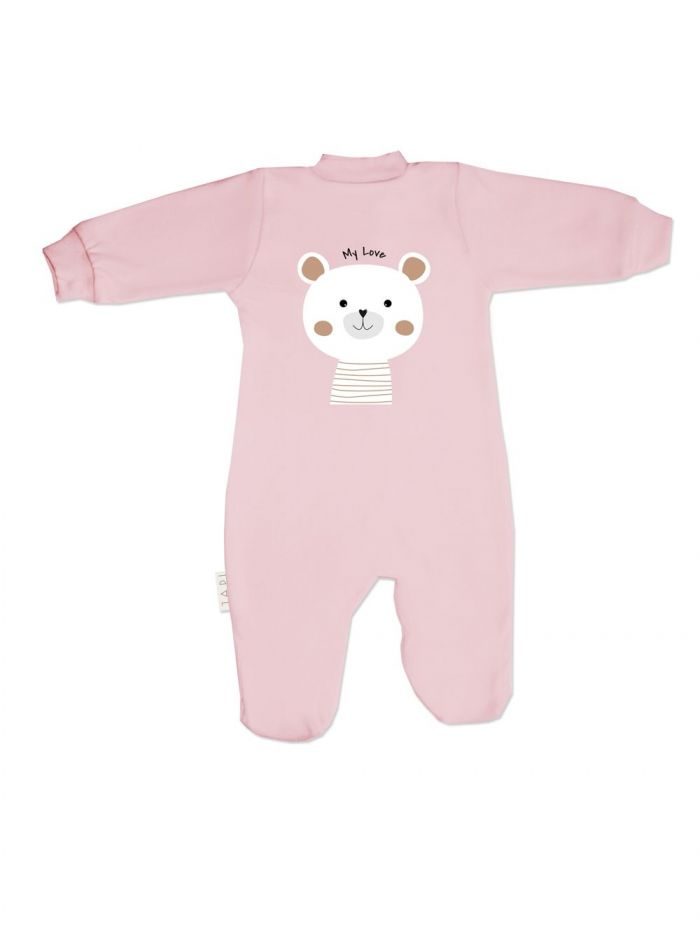 Dojčenský overal TEDDY - 086 - Ružová – Obrázok 2
