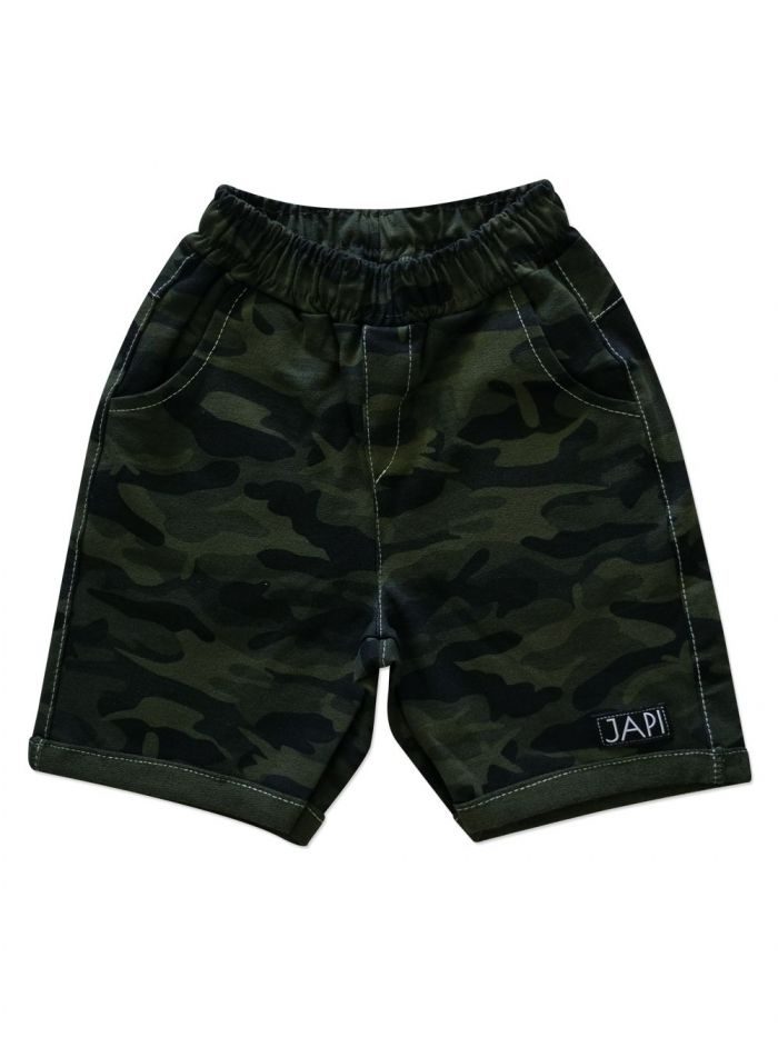 Bermudy CAMOUFLAGE - 110 - Khaki