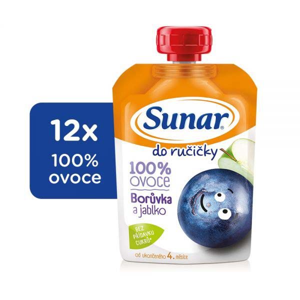 12x SUNAR Kapsička Do ručičky čučoriedka 100 g – Obrázok 2