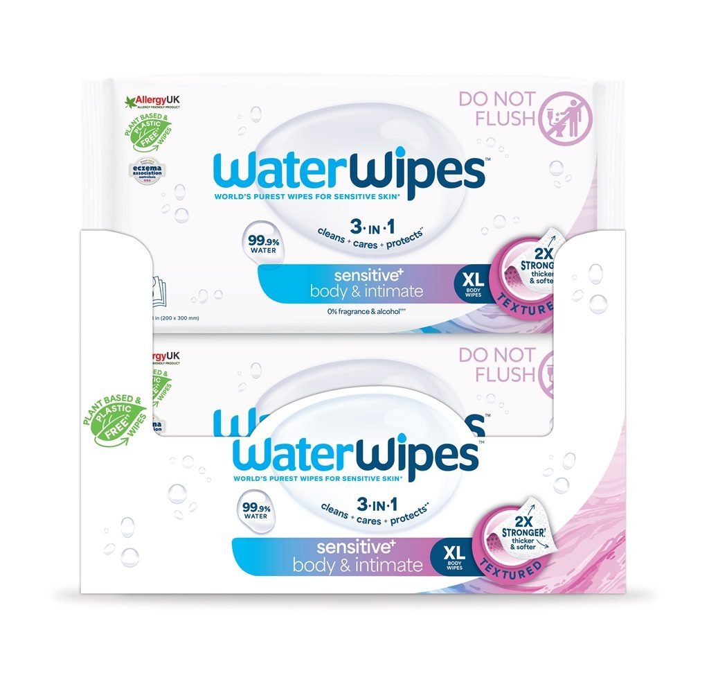 12x WATERWIPES Obrúsky vlhčené Adults bez obsahu plastů 30 ks ( 360 ks )