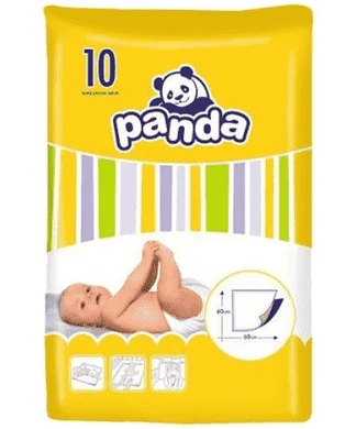 2x BELLA PANDA - detské prebaľovacie podložky 10 ks – Obrázok 2