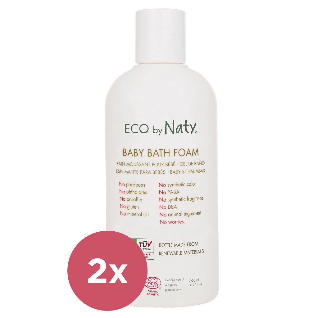 2x ECO BY NATY Detská pena do kúpeľa 200 ml – Obrázok 2