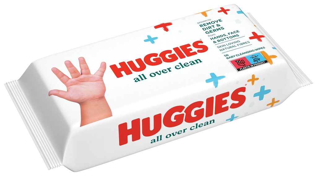 2x HUGGIES® Single All Over Clean Obrúsky vlhčené 56 ks – Obrázok 3