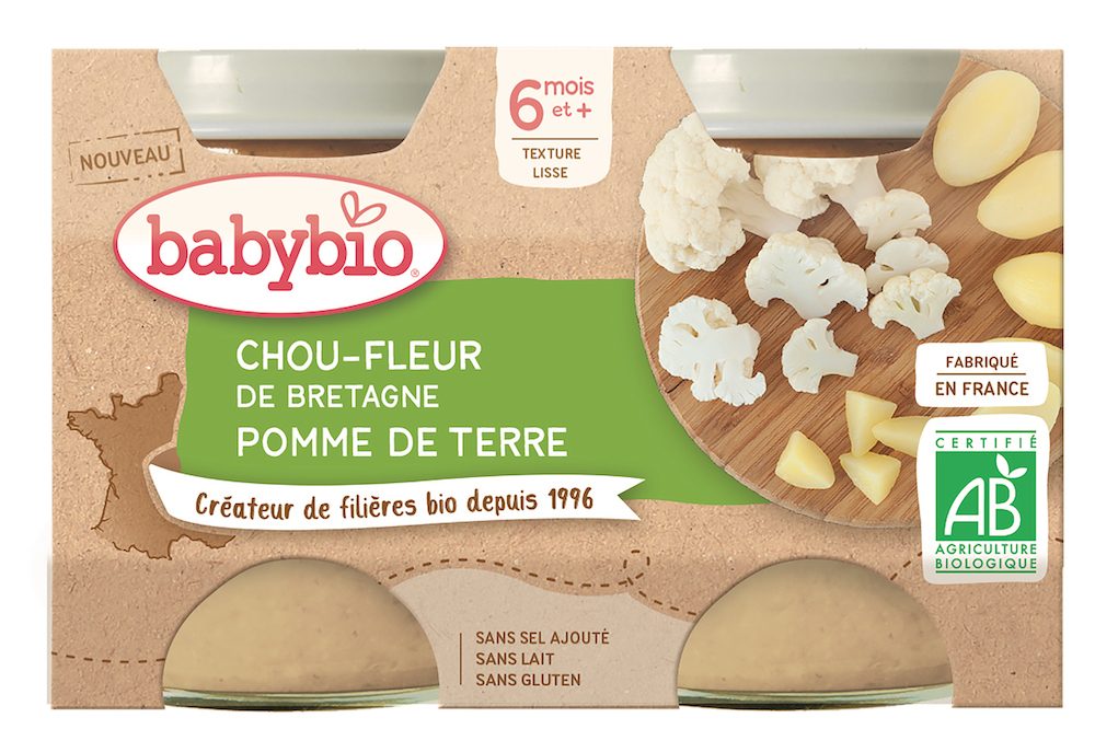 2xBABYBIO Karfiol a zemiaky 130 g