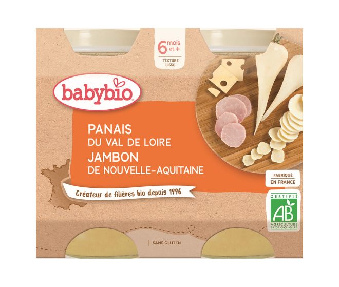 2xBABYBIO Menu zemiaky a hrášok so šunkou 200 g – Obrázok 2