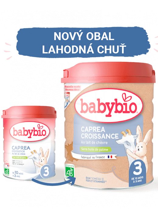 3x BABYBIO CAPREA 3 kozie dojčenské mlieko 800 g – Obrázok 4