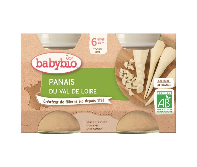 3x BABYBIO Príkrm paštrnák 2x 130 g