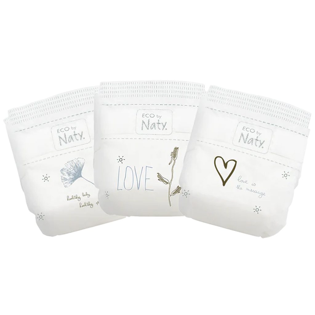 3x ECO BY NATY Plienky jednorazové 2 (3-6 kg) 33 ks – Obrázok 4