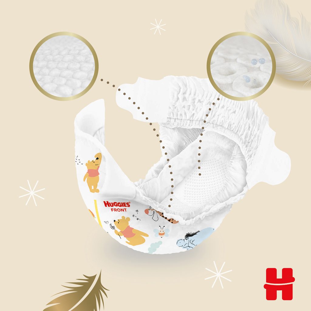4x HUGGIES® Plienky jednorázové Extra Care 2 (3-6 kg) 24 ks – Obrázok 5