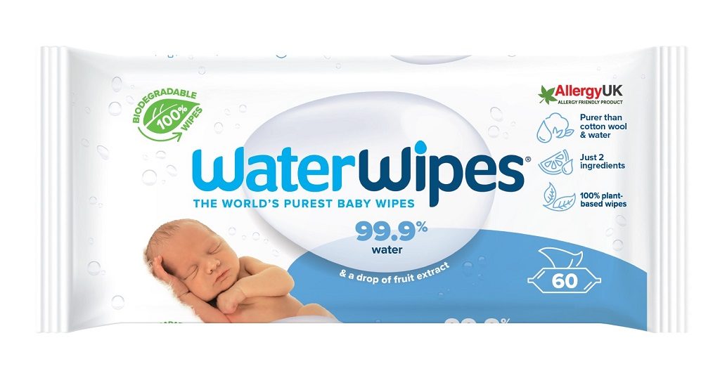 5x WATERWIPES Vlhčené obrúsky bez obsahu plastov 60 ks ( 300 ks ) – Obrázok 3